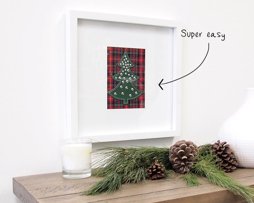 Frame Your Christmas Cards And Create A Festive Vignette
